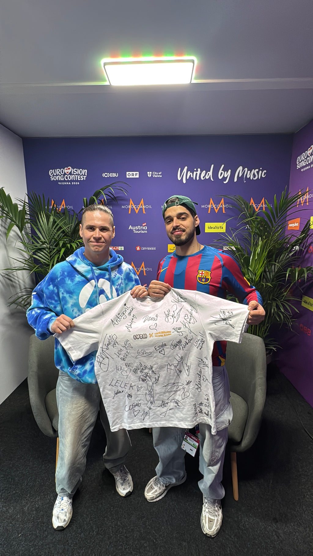 'THE JERSEY' CAMISETA AUTOGRAFIADA EUROVISION 2026